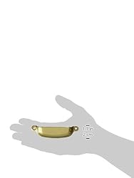 Deltana SHP29U3 Solid Brass 4-Inch Exposed Shell Pull