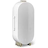 Folding Jewelry Organizer Box with Mirror (White)