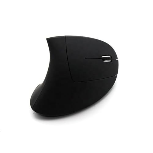 GADIRIA Ergonomic Vertical Mouse V2 A AAA Batteries Not Included – Wireless Mouse 800 to 1600 dpi, 2.4GHz, USB Microreceiver, Illuminated, for Computer, PC, Laptop, Desktop, Laptop, Laptop, Mac, Black