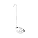 Restaurantware Met Lux 16 Ounce Serving Ladle, 1 With Hook Handle Soup Ladle - Dishwasher-Safe, Corrosion-Resistant, Stainless Steel, For Stirring, Pouring, & Serving