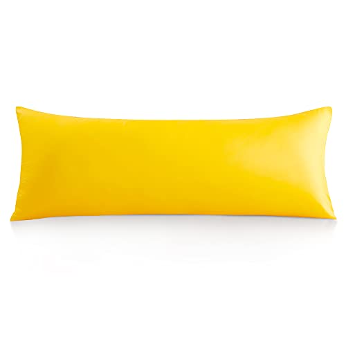 Oubonun Premium Body Pillow Cover (100 Percent Cotton, 800 Thread Count) XL High Thread Count