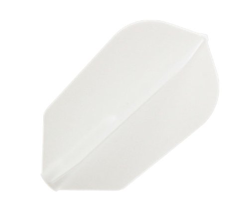Cosmo Darts 6 Pack Fit Flight - Slim Dart Flight (White)