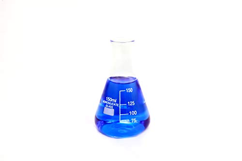 (Pk/3) Borosilicate Low Form Glass Erlenmeyer Flasks, 50/150/250