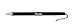PM Company Preventa Snap-On Refill Pen with Agion Technology for 05059 and 05062, Medium Point, 2 Inches Chain, Black Ink, Black Barrel, 12 per Carton (05064)