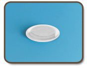 Small Parts Company SPCBS-05 Self-Adhesive Rubber Feet, White, 0.50" x 0.06"