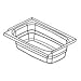 Kinro Composites Lippert 209678 Kinro ABS RV Full Tub - 24" x 40", Right Hand, White