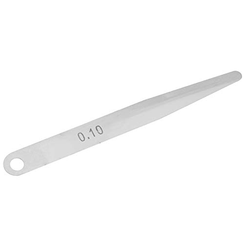 Stainless Steel Feeler Gauge Set 5-Piece Precision Thickness Gauge (0.1mm to 1.0mm) for Valve Clearance, Spark Plug Gap, Engine Tuning, Mechanical Measurement & Automotive Repair