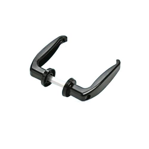 Bricolevante Aluminium Handles for Windows Available in Multiple Colours Sold in Pairs (Black, 40-50 mm)
