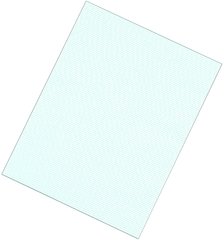 TOPS 33101 Quadrille Pad, white, 10 SQ per IN, 20 lb, UPC on each pad, 50 SH per PD