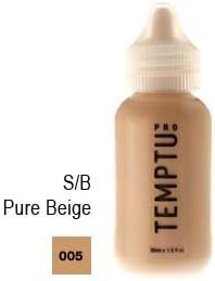 S/B 005 Pure Beige 4oz. Temptu S/B Foundation Bottle by Temptu Pro