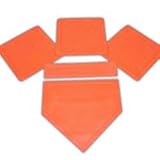 Orange Throw Down Bases (5 Piece)