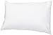 Amazon Basics Queen Pillowcase with Zipper, 100% Cotton Hypoallergenic, Pillow Protector, White (31 x 21 Inches), Pillows Not Included