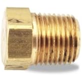 Velvac Hex Head Plug 3/8 Brass - 017055