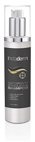 Hair Stimulating Growth Shampoo- Extra Strength, DHT Blocker Hair Regrowth & Follicle Restoration Formula. Cleanses & Repairs. Promotes Thicker, Fuller, Longer, Healthier Hair for Men & Women.