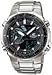 Casio Men's EFA131D-1A2V Silver Stainless-Steel Quartz Watch with Black Dial