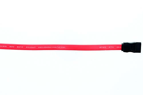Aleratec SATA Data Cable 2.0 20in Serial ATA Straight Connector 6-Pack Combo