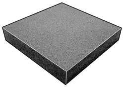 Foam Sheet, 220 Poly, Charcoal, 1 x24x54 In