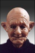 GURNING MAN Latex Mask Greyland Film