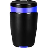 LOEZ Snack Dispenser, 7 oz Portable Nut & Candy Container, Blue | Compact candy dispenser for dry snacks; food-grade PP, lock