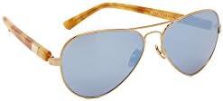Westward Leaning Women's Concorde 11 Sunglasses, Blonde Tortoise/Steel Blue, One Size