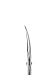 STALEKS Stainless Steel Extra Pointed Handmade Cuticle Scissors. Classic'20 4.13 Inch Scissors with Curved Blades and Blade Protector. Handmade in Europe