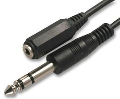 Aptii 6.35mm Stereo Jack Male to Female 3.5mm cable lead 1.8m