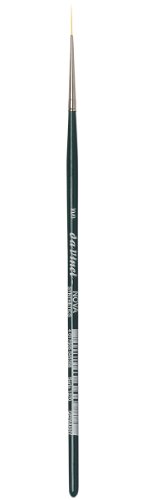 da Vinci Nova Series Lettering/Liner Brush, Lettering/Liner Medium Pointed Synthetic, Size 10/0 (1270-10/0)