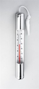 Ocean Blue Water Products 150025 Chrome Plated Thermometer