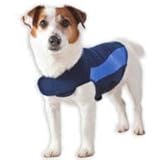 ThunderShirt Polo Dog Anxiety Jacket, Blue, Small