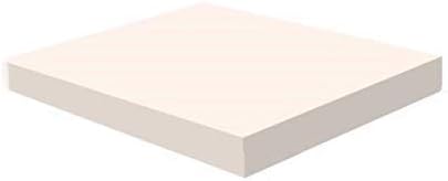 Dream Solutions USA Upholstery Visco Memory Foam Squar Sheet - 3.5 lb Density 4"x10"x10" - Luxury Quality for Sofa, Chair Cushions, Pillows, May Relieve Backaches & Bed Sores