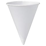 Solo 6R-2050 6 oz White Paper Cone Cups (Case of 5000)