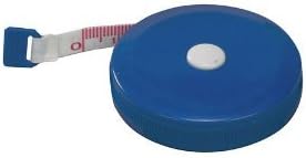Mabis Tape Measure Measures Any Body Part Arm, Thigh, Calf, Chest, Waist, Hips, and More Push-button Retraction