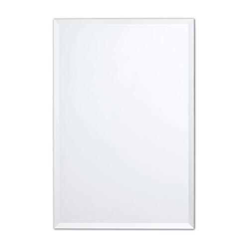 Better Bevel 20" x 30" Frameless Rectangle Mirror 1" Beveled Edge