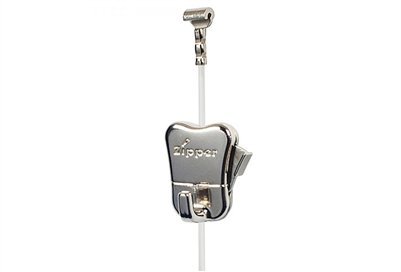 12 Hanging Components STAS Cliprail Pro Picture Hanging System Kit- Heavy Duty Track and Art Hanging Gallery Kit for Home, Office or Public Space (6 rails 12 hooks and cords, matte silver rails) - Thumbnail 2