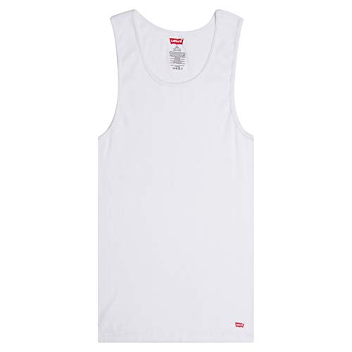 Levi's Tank Tops for Men 4 Pack Classic Ribbed Cotton Mens