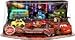 Disney / Pixar CARS Movie Exclusive PVC Figurine Playset Lightning McQueen Pit Crew Includes Luigi, Guido, McQueen, Mater, Sarge Filmore