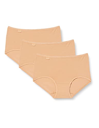 Sloggi 24/7 Cotton Midi C3P, Slip Donna, Marrone (Brush), 48