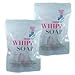 Snail White Whipp Soap premium formula for clear skin acne, freckles, dark spots and 100 g.x 2 pcs.by Bangkok premium.