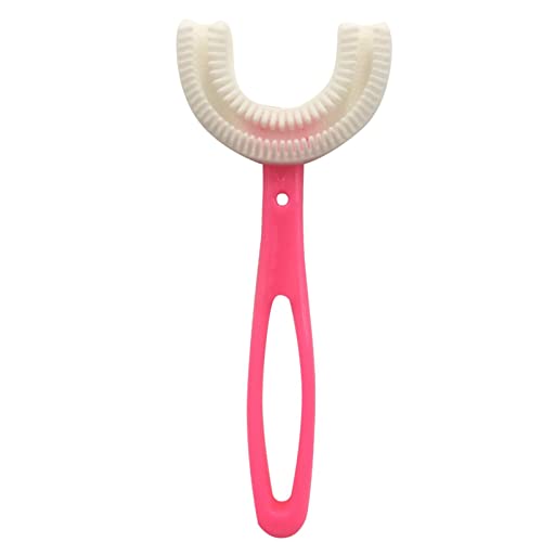 Kids U Shaped Toothbrush, All Rounded Children Manual Training