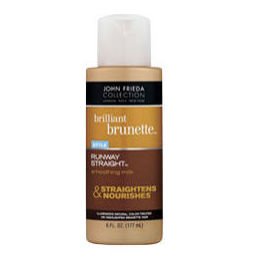 John Freida Brilliant Brunette Runway Straight Smooth Milk 6 oz