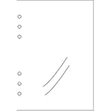 Image de Raymay Davinci A5 size 6-hole personal organizer refill, PP pocket, 10 sheets DAR320