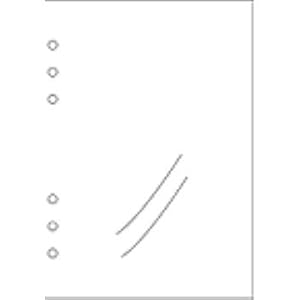 Raymay Davinci A5 size 6-hole personal organizer refill, PP pocket, 10 sheets DAR320