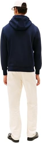 Sudadera Hombre Brand Love Small con Bolsillo Canguro, Azul (Desert Sky), M