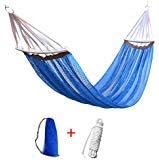 Hegogo-Mesh Cooled Ultralight Hammock Portable Foldable Leisure Swing Bed with Backpack for Beach Camping Hiking Garden Travel Sports Backyard Porch Outdoor or Indoor
