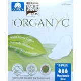 Organyc - Moderate Flow Pads - 10 Count - Pack of 3