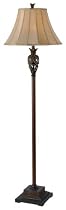 Kenroy Home 20181GR Iron Lace Floor Lamp, Golden Ruby