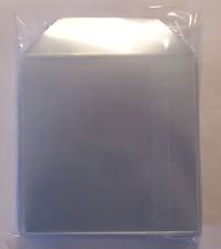 VISION MEDIA® X 100 Plastic Wallets - With Flap for DVD/CD
