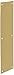 Rockwood 70C.4 Brass Standard Push Plate, Four Beveled Edges, 16