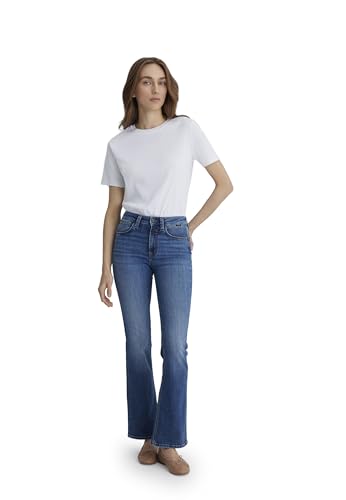 Mavi Damen Maria Jeans, Dark Brushed STR, 34/34