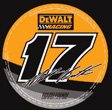NASCAR Matt Kenseth 89792215 Round Vinyl Decal, 3" x 3", Black